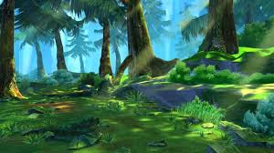 Cartoon Forest Scene 02 3d Model In 2020 Anime Scenery Forest Cartoon Anime Background