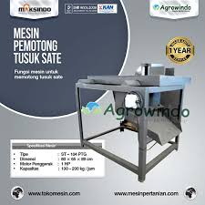 Mesin pemotong tusuk sate 5. Daftar Harga Mesin Tusuk Sate Lengkap 2021 Maksindo