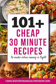 101 Cheap Meals For When Money Is Tight Super Cheap Meals Cheap Meals Cheap Family Meals