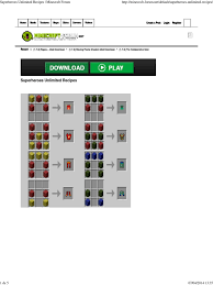 Abre la carpeta soporte de aplicaciones y busca minecraft. Superheroes Unlimited Recipes Minecraft Forum Pdf