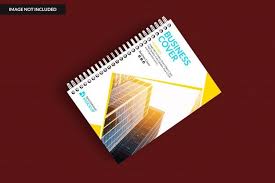 Spiral Notebook Mockup In 2020 Spiral Notebook Mockup Spiral