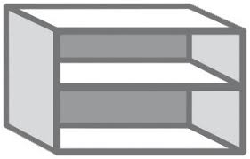 Paiement en 3 fois sans frais. Caisson D Angle Haut En Melamine L 60 X H 70 X P 60 Cm Brico Depot
