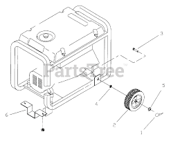 This unit is powered by a 7.8 hp ohv generac engine. Craftsman 580 327140 1189 0 Craftsman 4 200 Watt Portable Generator Wheel Kit Parts Lookup With Diagrams Partstree