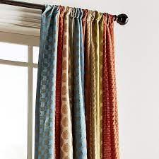 Pier 1 Imports Sari Patchwork Rust 96 Curtain 75 Liked On Polyvore Featuring Home Home Decor Window Treatm Curtain Patterns Curtains Patchwork Curtains