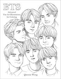 Your email address will not be published. Bts Advanced Fan Art Illustrations Coloring Page Coloringbay