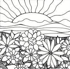 We collected different coloring pages here flowers so you can paint them colorful. Flower Garden Coloring Pages For Kids Drawing With Crayons