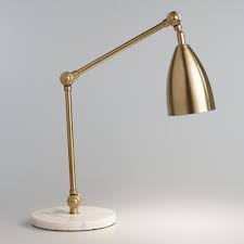 Gold Adjustable Task Desk Lamp With Marble Base Mit Bildern