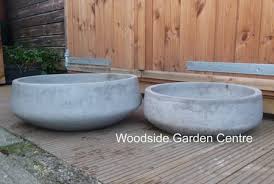 Grow your garden with outdoor plant stands and garden pots. Lightweight Grey Low Bowl Garden Planter Woodside Garden Centre Pots To Inspire
