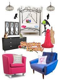 Disneyhome Sleeping Beauty Room By Bijouxetsoirees On Polyvore Featuring Interior Interiors Interior Desig Disney Themed Rooms Disney Home Decor Room Themes