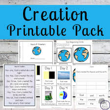 This page also makes the learning process better. Free Printable Days Of Creation Flashcards Simple Living Creative Learning