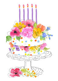 Happy Birthday Flowers Clipart For Her Birthday Clipart Watercolor Pencil And In Color Birthday Clipart Happy Birthday Illustration Watercolor Birthday Cards Watercolor Birthday