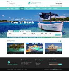 The Booking Travel Psd Template Travel Website Design Hotel Website Design Tourism