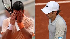 Novak Djokovic, Alex de Minaur deixou Roland-Garros na terceira rodada do jovem João Fonseca, Jakub Mensik.