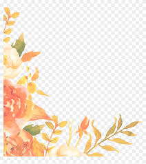 The orange lily is a vibrant lily species with showy orange flowers that have red accents and brown spots. Orange Flower Border Png Free Transparent Png Clipart Images Download