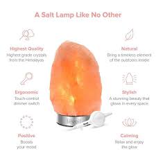 We're eating it, bathing in it, and lately, basking in its therapeutic glow in the form of a rather stylish lamp. Levoit Elora 7 In Silver Natural Himalayan Usb Salt Lamp Hohilf02e The Home Depot