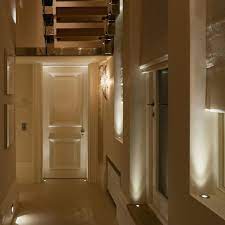 Uplighting A Hallway With The Lucca By John Cullen Lighting Lighting Design Interior Floor Lights Uplighting