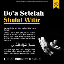 Do A Setelah Shalat Witir Doa Shalat Witir Puasa Ramadhan Mubarak Follow Ig Galeritic Telegram T Me Galerytic Kutipan Agama Membaca Doa