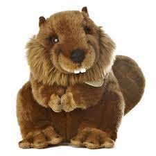 Realistic Stuffed Beaver 9 Inch Plush Animal By Aurora At Stuffed Safari Plush Animals Realistic Stuffed Animals Animals