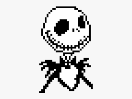 pixel art jack skellington hd png download kindpng pixel art jack skellington hd png