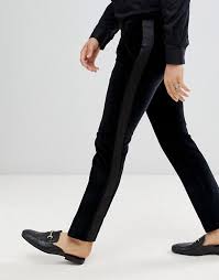 Twisted Tailor Super Skinny Suit Pants With Side Stripe In Velvet Skinny Suits Mens Pants Fashion Jeans Outfit Men