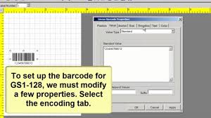 Gs1 128 shipping label gs1 128 shipping labels enable car. How To Create Gs1 128 Barcodes Using The Barcodelabelsoftware Youtube