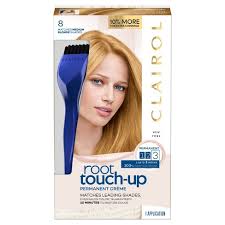 Hair color is a composition of pigments and chemicals (naturally occurring or artificial) that heighten or change your hair's color. Clairol Root Touch Up Permanent Hair Color 8 Medium Blonde 1 Kit Target