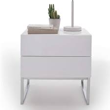 Couchtisch weiß chrom couchtisch retro weiß chrom san remo eiche 71 cm breit couchtisch rund glas chrom design beistelltisch 50 das design couchtisch. Nachtkonsole Possible In Weiss Chrom 50 Cm Breit Pharao24 De