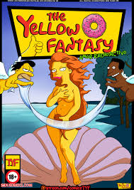 ✅️ Porn comic The Simpsons. Radioactive Love. The Yellow Fantasy Sex comic  strange things began 