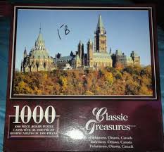 1000 piece shaped jigsaw puzzles from bits and pieces are made in many different unique colors and images. Puzzles Classic Treasures 1000 Piece Jigsaw Puzzle Canada Ottawa Parliament Toys Games