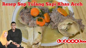 Sop tulang kerbau / resep sop daging sapi yang menghangatkan masak apa hari ini. Cara Memasak Sop Tulang Sapi Khas Aceh Yang Lezat Wns Youtube