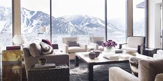 Inspired by traditional designs, this collection features rolled arms, nail head trim detailing, and turned bun feet. Aspen Colorado Mountain House Tour Interior Designer Victoria Hagan