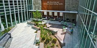 Of Health Care Healing Garden Courtyard University Of Health Care Healing Garden Courtyard Landscaped Garden Architecture Courtyard Landscaping Healing Garden