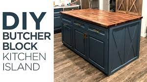 Diagonal cross at both ends of the wooden island is. Building My Kitchen Island 30 Youtube