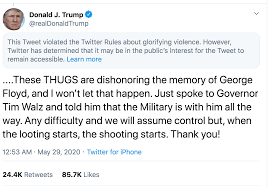 Buying german twitter comments can therefore be excellent from an economic point of view. Twitter Adds A New Warning To A Trump Tweet This Tweet Violated The Twitter Rules About Glorifying Violence Nieman Journalism Lab