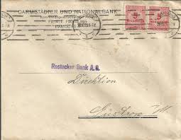 Hier findest du alle filialen von deutsche bank in güstrow. Philaseiten De Briefe Deutscher Banken