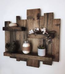 12 Most Creative Wooden Wall Hanging Ideas For Your Living Room Freshouz Com Rustic Wall Shelves Wooden Pallet Projects Diy Pallet Furniture