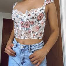 Unfortunately, the popular white top is sold out both on the uk and us victoria's secret website. Victoria S Secret Intimates Sleepwear Floral Corset Top Poshmark