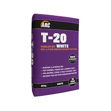 Work in small areas and discard any adhesive that begins to dry or 'skin over'. Arc T 20 Arc Building Products