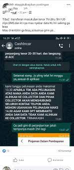 Jun 22, 2021 · cirinya tidak terdaftar di ojk, kemudian mudah meminjam hanya modal ktp dan foto diri bisa meminjam dan mereka selalu meminta kita mengizinkan data dari kontak hp diakses. Awas Pinjaman Online Ilegal Cepat Cair Data Bisa Disebarkan Info Pinjol