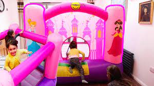 A brief description of the youngest princess manga: Princess Bouncy Castle Fun Activities For Kids Youtube