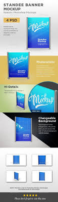 Standee Banner Mockup Mockup Snapchat Template Photoshop Mockup