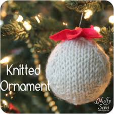 If you enjoy my crochet patterns then please consider donating. Hand Knitted Ornament Diy Tutorial With Free Pattern Melly Sews