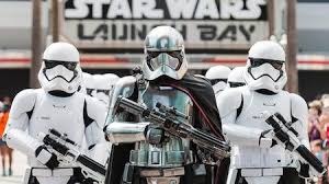 Looking Armed And Dangerous Star Wars Characters Captain Phasma And Stormtroopers Stand Hollywood Studios Disney Disney World Resorts Disney World Theme Parks