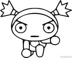 More than 14,000 coloring pages. Simple Garu From Pucca Coloring Page Coloringall