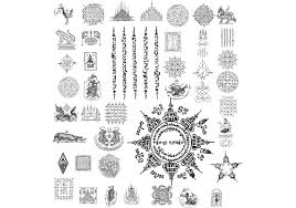 Bộ sưu tập hình xăm khmer đẹp, ý nghĩa, mang lại may mắn cho người sở hữu. Thailand Tattoo Download Free Vector Art Stock Graphics Images Thailand Tattoo Khmer Tattoo Sak Yant Tattoo