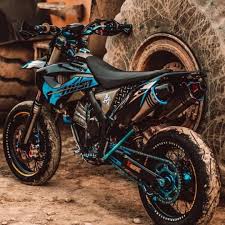 Cool Black And Blue Motorcycle Offroad Dirtbike Glamissanddunes 2wheels Black Blue Dirt Husa Yamaha Motorcross Bike Supermoto Ktm Dirt Bikes