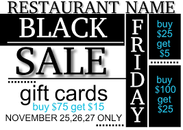 Find the best gift cards deals in june 2021. Black Friday Restaurant Geschenkkarte Postkarte Anzeigenbroschure Vorlage Postermywall