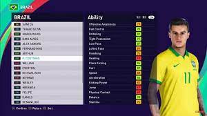 Na primeira partida da rodada, vão se enfrentar as seleções do japão e da china. Selecao No Pes 2021 Veja A Escalacao Do Brasil No Game
