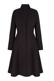 Suzannah Hunter Dress Coat Wool Crepe Black Coat Dress Dresses Hunter Dress