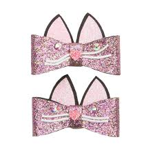 #lolita #cute #black and pink hair #pastel goth #gothic #pink hair #black hair #pastel pink hair #pastel hair #pastel pink #lolita dress #bow #big do you ever think about how you and your crush would just be such a beautiful couple. Hatley 2 Pack Glitter Kitties Hair Clips Pink Black Babyshop Com